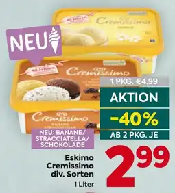 Billa Eskimo Cremissimo div. Sorten Angebot