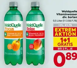 Billa Waldquelle Vitaminwasser div. Sorten Angebot