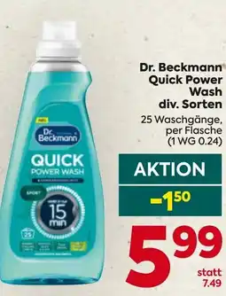 Billa Dr. Beckmann Quick Power Wash Angebot