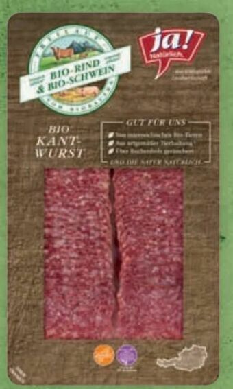 Billa Bio Kantwurst Angebot