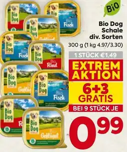 Billa Bio Dog Schale div. Sorten Angebot