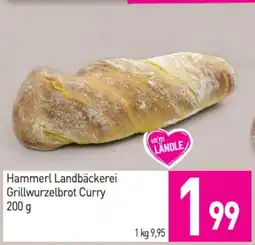 Sutterlüty Hammerl Landbäckerei Grillwurzelbrot Curry Angebot