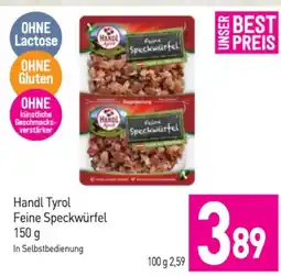 Sutterlüty Handl Tyrol Feine Speckwürfel Angebot