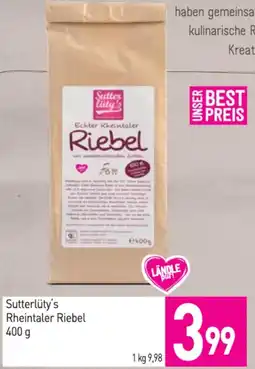 Sutterlüty Sutterlüty's Rheintaler Riebel Angebot