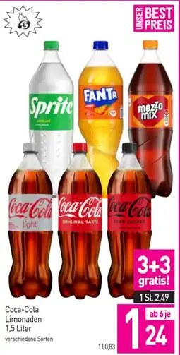 Sutterlüty Coca-Cola Limonaden Angebot