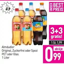 Sutterlüty Almdudler Original, Zuckerfrei oder Spezi PET oder Glas Angebot