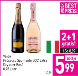 Sutterlüty Prosecco Spumante DOC Extra Dry oder Rosé Angebot
