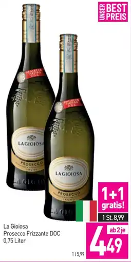 Sutterlüty La Gioiosa Prosecco Frizzante Angebot