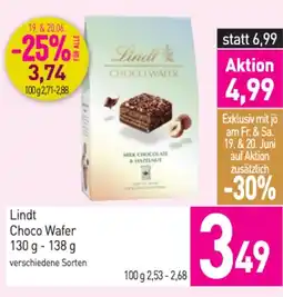 Sutterlüty Lindt Choco Wafer Angebot