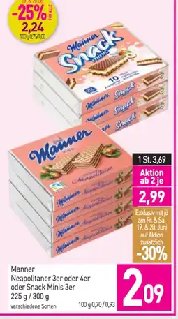 Sutterlüty Manner Neapolitaner 3er oder 4er oder Snack Minis 3er Angebot