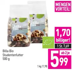 Sutterlüty Billa Bio Studentenfutter Angebot