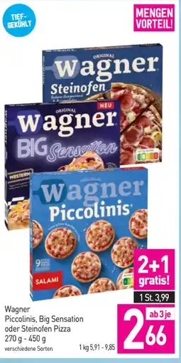 Sutterlüty Wagner Piccolinis, Big Sensation oder Steinofen Pizza Angebot