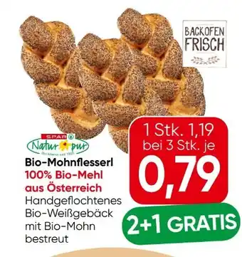 Eurospar Spar Natur pur Bio-Mohnflesserl Angebot
