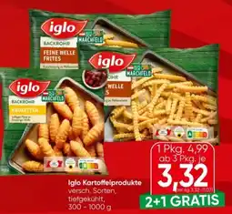 Eurospar Iglo Kartoffelprodukte Angebot