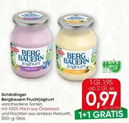 SPAR Gourmet Schärdinger Bergbauern Joghurt Angebot
