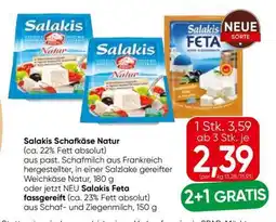 Eurospar Salakis Schafkäse Natur Angebot