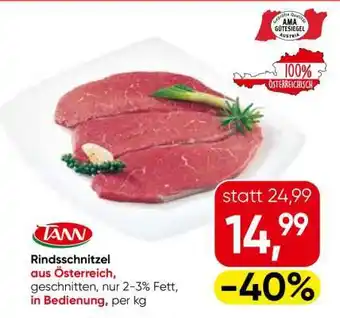 Eurospar RINDSSCHNITZEL Angebot
