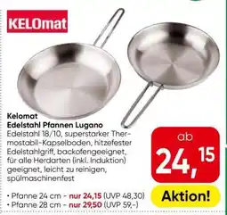 Eurospar Kelomat Edelstahl Pfannen Lugano Angebot