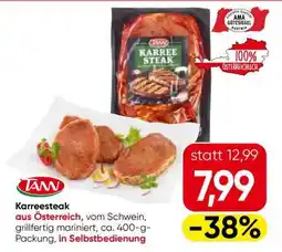 Eurospar TANN Karreesteak Angebot