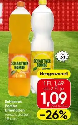 Eurospar Schartner Bombe Limonaden Angebot