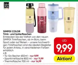 Eurospar SIMPEX COLOR Trink- und Isolierflaschen Angebot