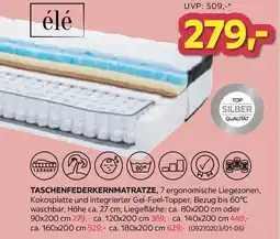 Möbelix Taschenfederkernmatratze Angebot