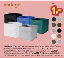 Möbelix Faltbox tanja Angebot