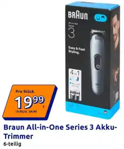 Action Braun All-in-One Series 3 Akku- Trimmer Angebot