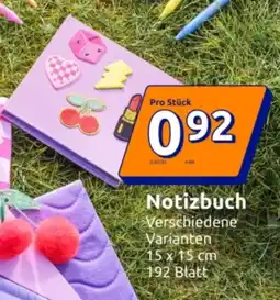 Action Notizbuch Angebot