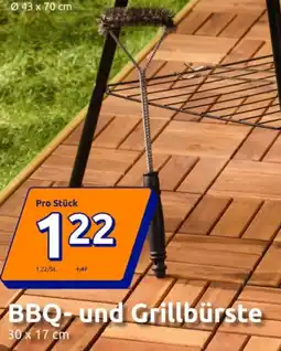 Action BBQ und Grillbürste Angebot