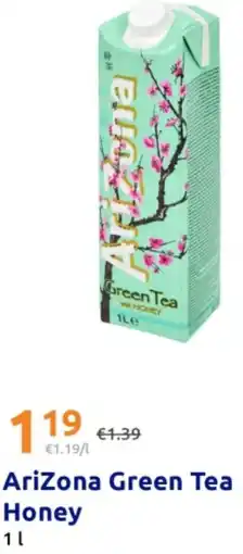 Action AriZona Green Tea Honey Angebot