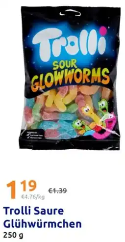 Action Trolli Saure Glühwürmchen Angebot