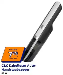 Action C&C Kabelloser Auto- Handstaubsauger Angebot