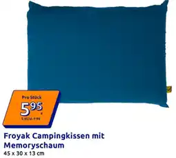 Action Froyak Campingkissen mit Memoryschaum Angebot