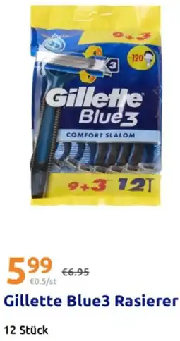 Action Gillette Blue3 Rasierer Angebot