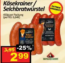 Wurstico Käsekrainer/ Selchbratwurstel Angebot