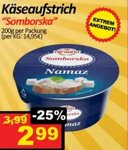 Wurstico Käseaufstrich Somborska Angebot