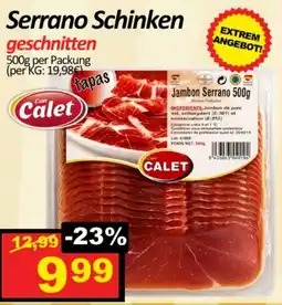 Wurstico Serrano Schinken Angebot