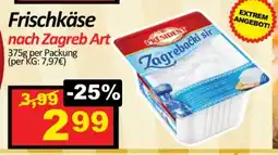 Wurstico Frischkäse nach Zagreb Art Angebot
