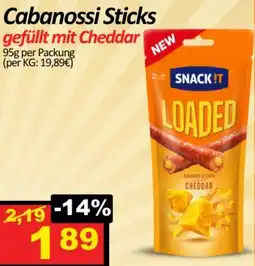 Wurstico Cabanossi Sticks gefüllt mit Cheddar Angebot