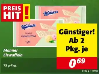Manner Eiswaffeln