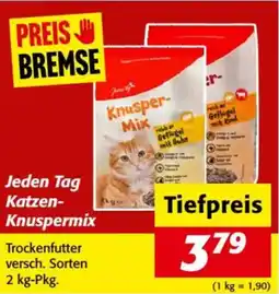 Nah&Frisch Jeden Tag Katzen- Knuspermix Angebot