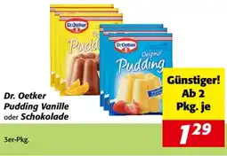 Nah&Frisch Dr. Oetker Pudding Vanille oder Schokolade Angebot