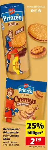 Nah&Frisch DeBeukelaer Prinzenrolle oder Cremys Minis Angebot