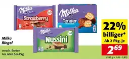 Nah&Frisch Milka Riegel Angebot