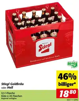 Nah&Frisch Stiegl Goldbräu oder Hell Angebot