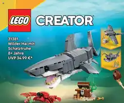 Lego 31381 Wilder Hai mit Schatztruhe 8+ Jahre Angebot