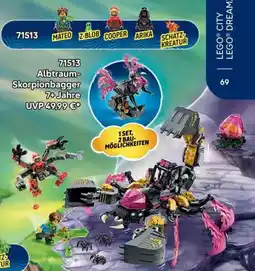 Lego 71513 Albtraum- Skorpionbagger 7+ Jahre Angebot