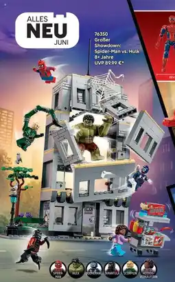 Lego 76350 Großer Showdown: Spider-Man vs. Hulk 8+ Jahre Angebot