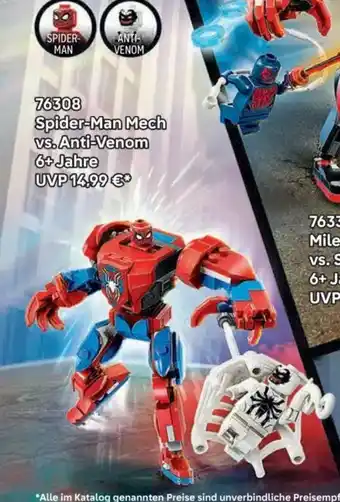 76308 Spider-Man Mech vs. Anti-Venom 6+ Jahre